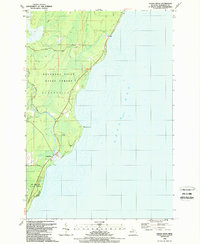 Cedar River 1989 topographic map thumbnail
