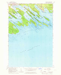 Cedarville 1964 topographic map thumbnail