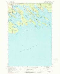Cedarville 1964 topographic map thumbnail