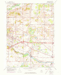 Ceresco 1961 topographic map thumbnail