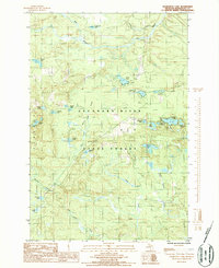 Chabeneau Lake 1986 topographic map thumbnail