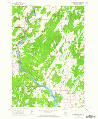 Chappee Rapids 1963 topographic map thumbnail