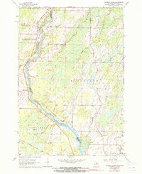Chappee Rapids 1963 topographic map thumbnail