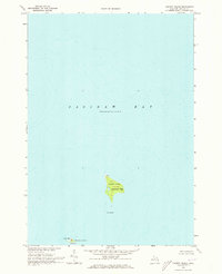 Charity Island 1970 topographic map thumbnail