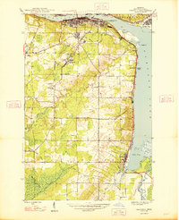 Chassell 1948 topographic map thumbnail