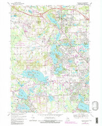Clarkston 1968 topographic map thumbnail