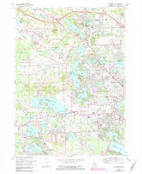 Clarkston 1968 topographic map thumbnail