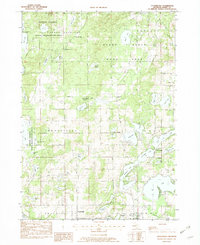 Cloverdale 1982 topographic map thumbnail