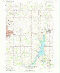 Coldwater East 1960 topographic map thumbnail