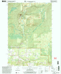 Copper Peak 1999 topographic map thumbnail
