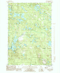 Corner Lake 1985 topographic map thumbnail