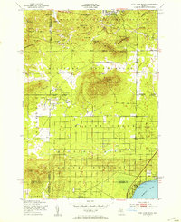 Cote Dame Marie 1950 topographic map thumbnail