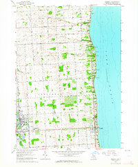 Croswell 1963 topographic map thumbnail