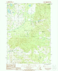 Crystal Valley 1987 topographic map thumbnail