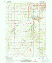 Cutlerville 1967 topographic map thumbnail