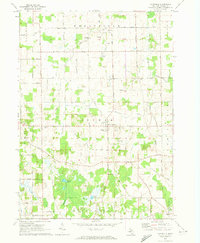 Dansville 1970 topographic map thumbnail