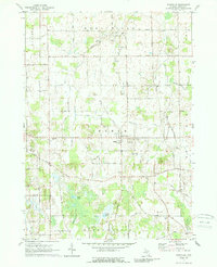 Dansville 1970 topographic map thumbnail