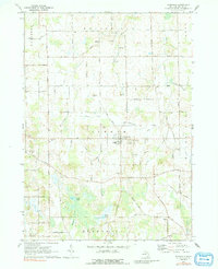 Dansville 1970 topographic map thumbnail