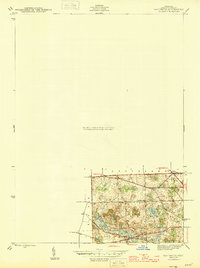 Davisburg 1945 topographic map thumbnail