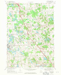 Davisburg 1968 topographic map thumbnail