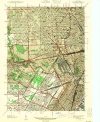 Dearborn 1942 topographic map thumbnail