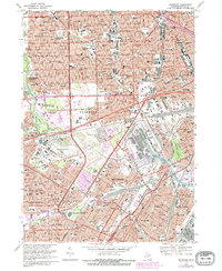 Dearborn 1968 topographic map thumbnail