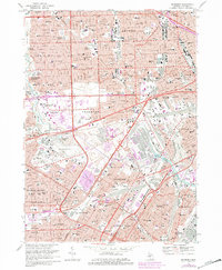 Dearborn 1968 topographic map thumbnail