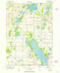 Delton 1947 topographic map thumbnail