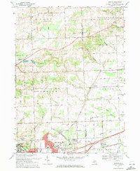 Denton 1969 topographic map thumbnail
