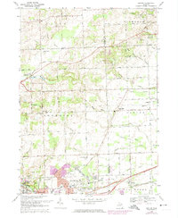 Denton 1969 topographic map preview