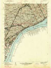 Detroit 1947 topographic map thumbnail