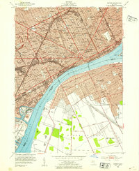 Detroit 1952 topographic map thumbnail