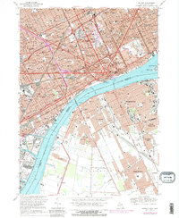 Detroit 1968 topographic map thumbnail