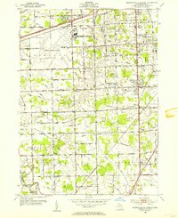 Detroit Wayne Airport topographic map thumbnail