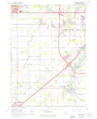 Dimondale 1965 topographic map thumbnail