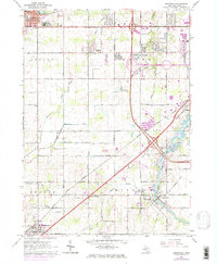 Dimondale 1965 topographic map thumbnail