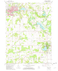 Dowagiac 1981 topographic map thumbnail