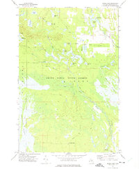 Driggs Lake 1972 topographic map thumbnail