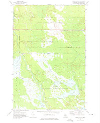 Driggs Lake SE 1972 topographic map thumbnail