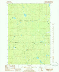 Drummond Lake 1985 topographic map thumbnail