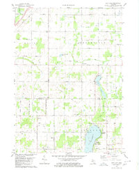 Duck Lake 1980 topographic map thumbnail