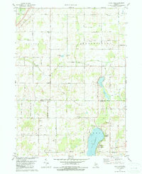 Duck Lake 1980 topographic map thumbnail