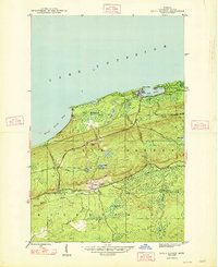 Eagle Harbor 1948 topographic map thumbnail