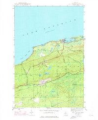 Eagle Harbor 1946 topographic map thumbnail