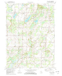 East Leroy 1982 topographic map thumbnail