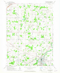Eaton Rapids 1965 topographic map thumbnail