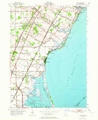 Erie 1952 topographic map thumbnail