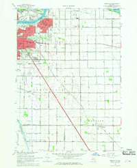 Essexville 1967 topographic map thumbnail