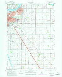Essexville 1967 topographic map thumbnail
