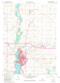 Fairmont 1967 topographic map thumbnail